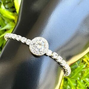 Anne Klein faux diamond slider bracelet
